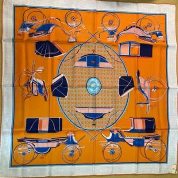 NEW with box, ribbon etc HERMES SCARF - Picture 8 of 10